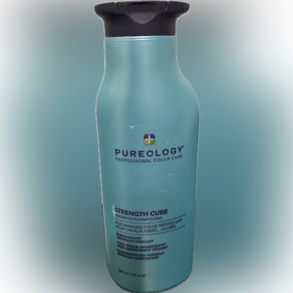 Pureology Strength Cure Shampoo Sulfate-Free Vegan 266ml Damaged Color Hair NEW